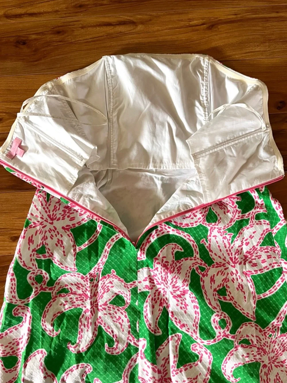 Lily Pulitzer Amberly Strapless Floral Mini Dress 12 - Picture 11 of 15